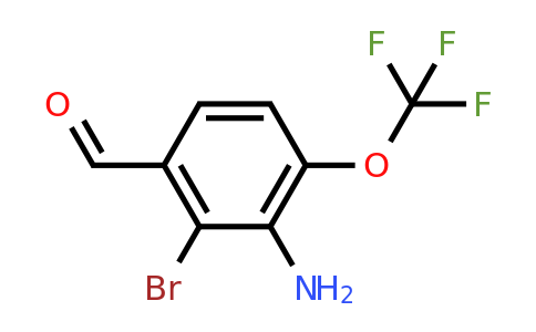 1805515-56-3 | 3-Amino-2-bromo-4-(trifluoromethoxy)benzaldehyde