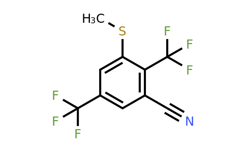 1805515-60-9 | 2,5-Bis(trifluoromethyl)-3-cyanothioanisole