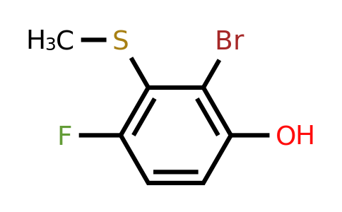 1805515-61-0 | 2-Bromo-6-fluoro-3-hydroxythioanisole
