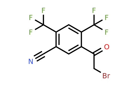 1805515-70-1 | 2',4'-Bis(trifluoromethyl)-5'-cyanophenacyl bromide