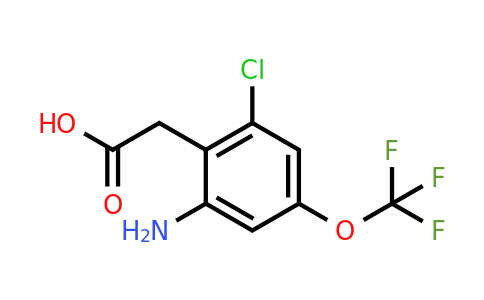 1805515-78-9 | 2-Amino-6-chloro-4-(trifluoromethoxy)phenylacetic acid
