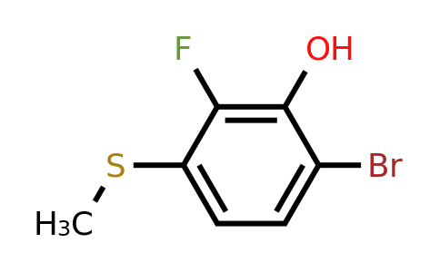 1805515-79-0 | 4-Bromo-2-fluoro-3-hydroxythioanisole