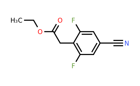 1805515-88-1 | Ethyl 4-cyano-2,6-difluorophenylacetate