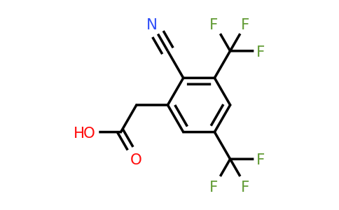 1805516-37-3 | 3,5-Bis(trifluoromethyl)-2-cyanophenylacetic acid