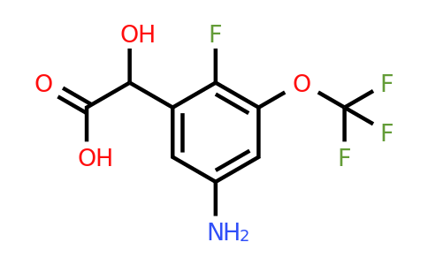 1805516-71-5 | 5-Amino-2-fluoro-3-(trifluoromethoxy)mandelic acid