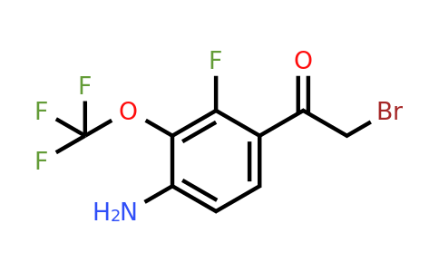 1805516-75-9 | 4'-Amino-2'-fluoro-3'-(trifluoromethoxy)phenacyl bromide