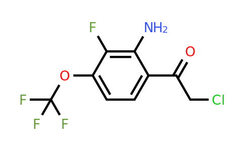 1805516-89-5 | 2'-Amino-3'-fluoro-4'-(trifluoromethoxy)phenacyl chloride