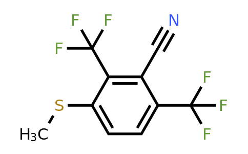 1805516-91-9 | 2,4-Bis(trifluoromethyl)-3-cyanothioanisole