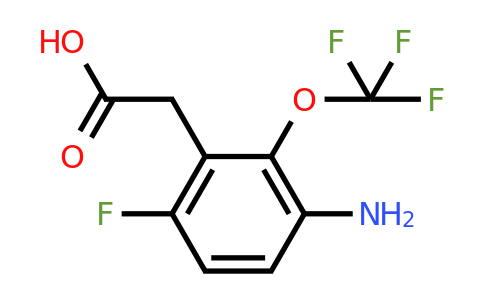 1805517-22-9 | 3-Amino-6-fluoro-2-(trifluoromethoxy)phenylacetic acid