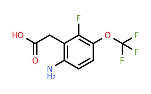 1805517-26-3 | 6-Amino-2-fluoro-3-(trifluoromethoxy)phenylacetic acid