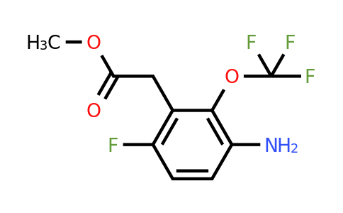 1805517-66-1 | Methyl 3-amino-6-fluoro-2-(trifluoromethoxy)phenylacetate