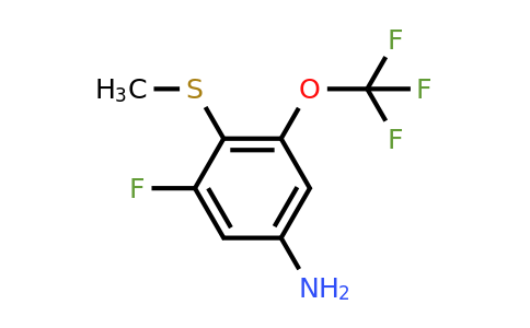 1805517-85-4 | 4-Amino-2-fluoro-6-(trifluoromethoxy)thioanisole
