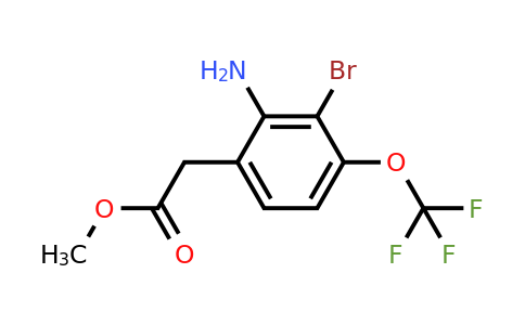 1805517-99-0 | Methyl 2-amino-3-bromo-4-(trifluoromethoxy)phenylacetate