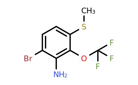 1805518-07-3 | 3-Amino-4-bromo-2-(trifluoromethoxy)thioanisole