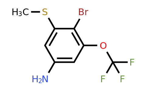 1805518-11-9 | 5-Amino-2-bromo-3-(trifluoromethoxy)thioanisole