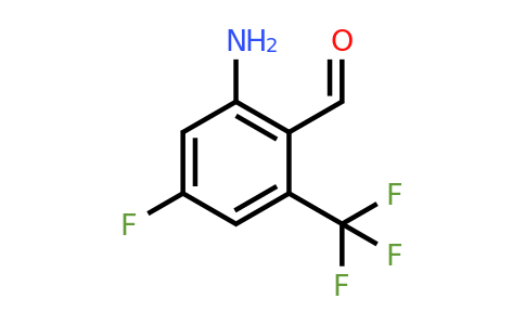 1805518-19-7 | 2-Amino-4-fluoro-6-(trifluoromethyl)benzaldehyde