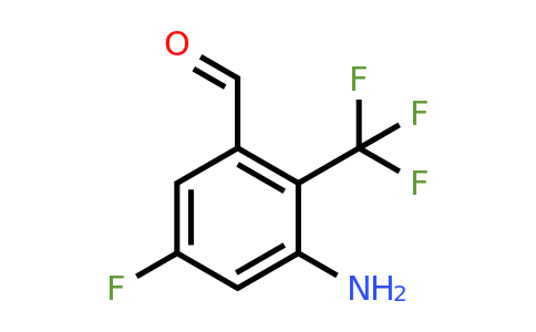 1805518-23-3 | 3-Amino-5-fluoro-2-(trifluoromethyl)benzaldehyde