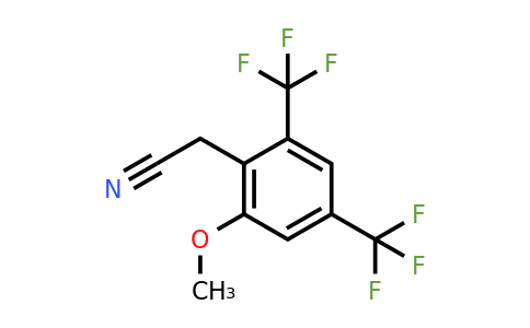 1805519-49-6 | 2,4-Bis(trifluoromethyl)-6-methoxyphenylacetonitrile