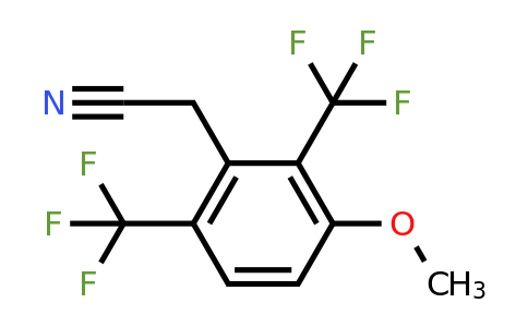 1805519-57-6 | 2,6-Bis(trifluoromethyl)-3-methoxyphenylacetonitrile
