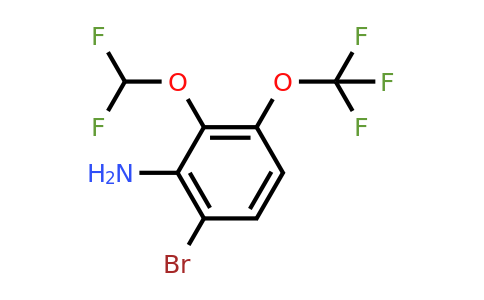 1805519-67-8 | 6-Bromo-2-difluoromethoxy-3-(trifluoromethoxy)aniline