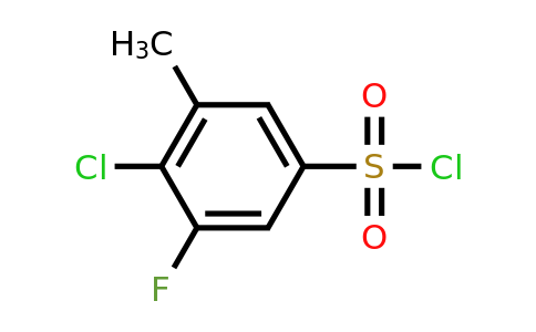1805520-28-8 | 4-Chloro-3-fluoro-5-methylbenzenesulfonyl chloride