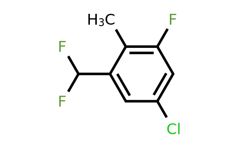 1805520-54-0 | 5-Chloro-3-fluoro-2-methylbenzodifluoride