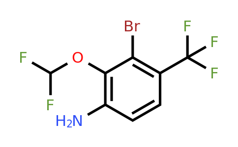 1805520-58-4 | 3-Bromo-2-difluoromethoxy-4-(trifluoromethyl)aniline