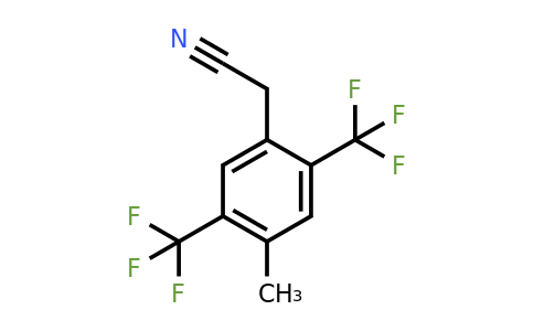 1805520-62-0 | 2,5-Bis(trifluoromethyl)-4-methylphenylacetonitrile