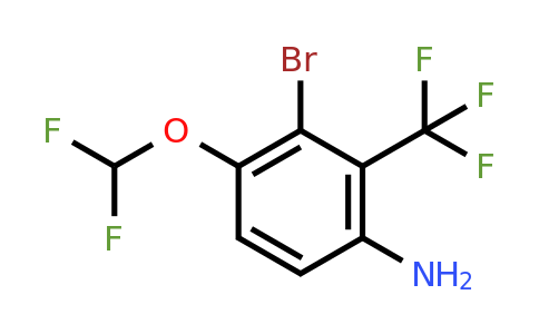 1805520-66-4 | 3-Bromo-4-difluoromethoxy-2-(trifluoromethyl)aniline