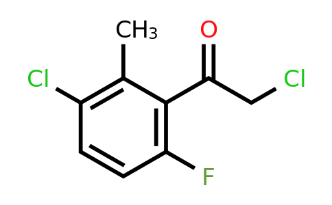 1805521-82-7 | 3'-Chloro-6'-fluoro-2'-methylphenacyl chloride