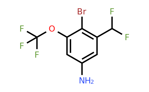 1805521-84-9 | 4-Bromo-5-difluoromethyl-3-(trifluoromethoxy)aniline