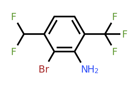 1805522-03-5 | 2-Bromo-3-difluoromethyl-6-(trifluoromethyl)aniline