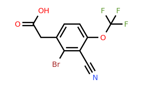 1805522-33-1 | 2-Bromo-3-cyano-4-(trifluoromethoxy)phenylacetic acid