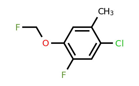 1805522-67-1 | 2-Chloro-4-fluoro-5-(fluoromethoxy)toluene