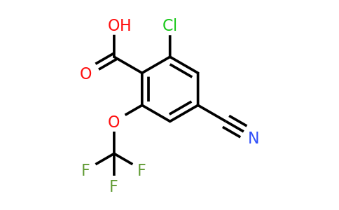 1805522-83-1 | 2-Chloro-4-cyano-6-(trifluoromethoxy)benzoic acid