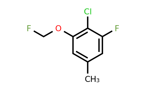 1805523-08-3 | 4-Chloro-3-fluoro-5-(fluoromethoxy)toluene