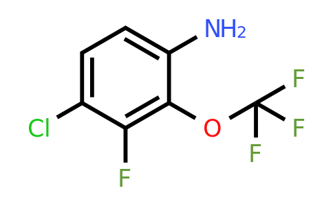 1805523-58-3 | 4-Chloro-3-fluoro-2-(trifluoromethoxy)aniline