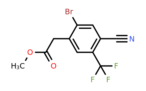 1805523-78-7 | Methyl 2-bromo-4-cyano-5-(trifluoromethyl)phenylacetate