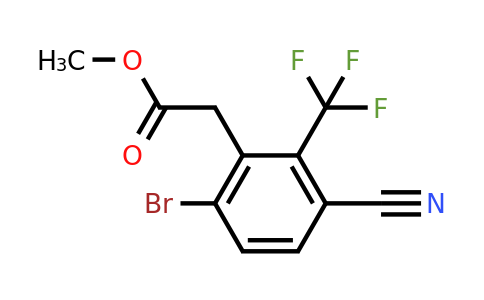 1805523-94-7 | Methyl 6-bromo-3-cyano-2-(trifluoromethyl)phenylacetate