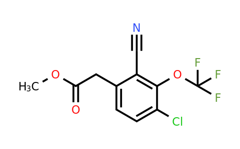 1805523-98-1 | Methyl 4-chloro-2-cyano-3-(trifluoromethoxy)phenylacetate