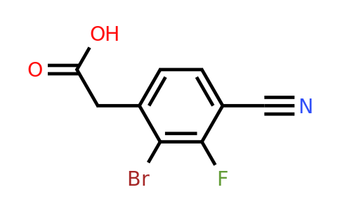 1805524-07-5 | 2-Bromo-4-cyano-3-fluorophenylacetic acid