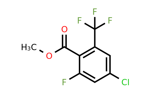 1805524-63-3 | Methyl 4-chloro-2-fluoro-6-(trifluoromethyl)benzoate