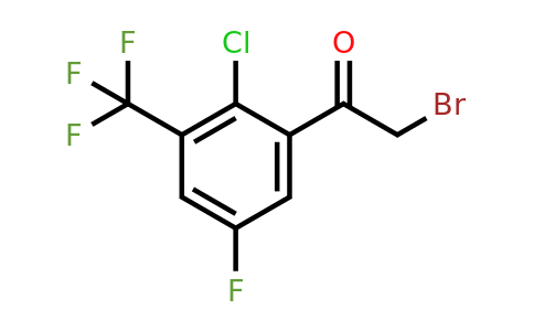1805524-94-0 | 2'-Chloro-5'-fluoro-3'-(trifluoromethyl)phenacyl bromide