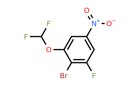 1805524-99-5 | 1-Bromo-2-difluoromethoxy-6-fluoro-4-nitrobenzene