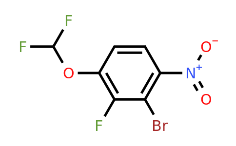 1805525-05-6 | 1-Bromo-3-difluoromethoxy-2-fluoro-6-nitrobenzene