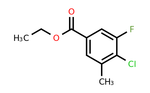 1805525-08-9 | Ethyl 4-chloro-3-fluoro-5-methylbenzoate