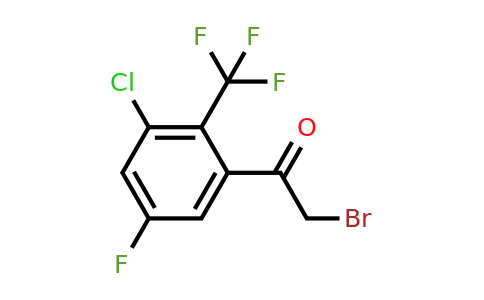 1805525-12-5 | 3'-Chloro-5'-fluoro-2'-(trifluoromethyl)phenacyl bromide