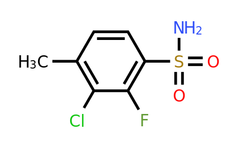 1805525-14-7 | 3-Chloro-2-fluoro-4-methylbenzenesulfonamide