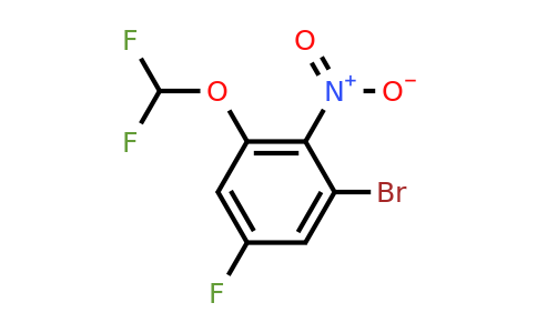 1805525-15-8 | 1-Bromo-3-difluoromethoxy-5-fluoro-2-nitrobenzene