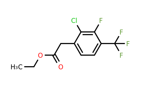 1805525-65-8 | Ethyl 2-chloro-3-fluoro-4-(trifluoromethyl)phenylacetate